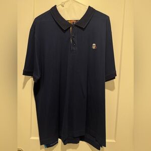 Robert Graham Polo Shirt Navy XXL 2XL